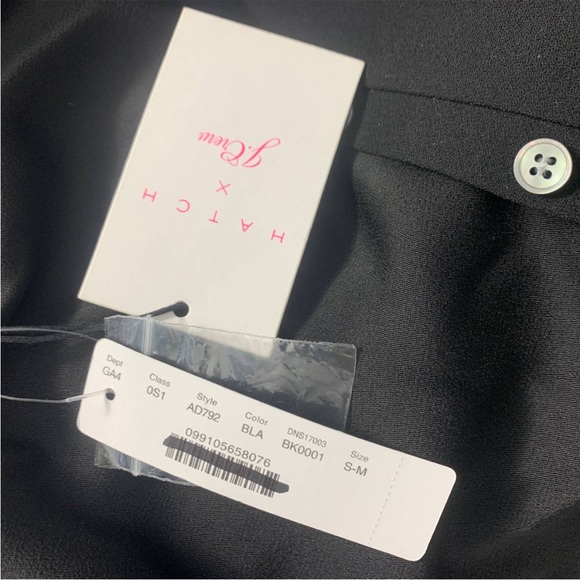 Hatch x J.Crew Black Button-Up Maternity Jumpsuit Size 1 / US Small - Picture 6 of 6